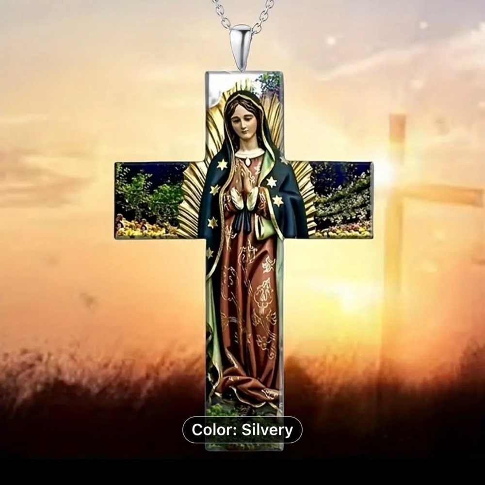 "Christian Jesus Cross Unisex fashion Pendant NWOT